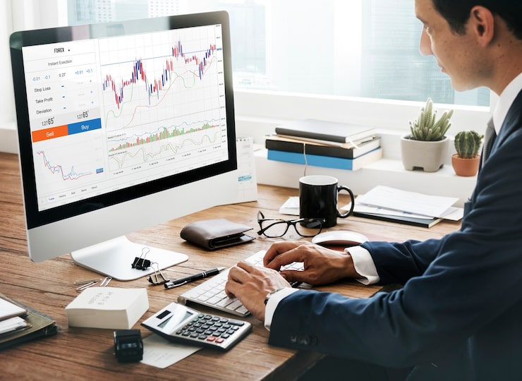 Gratis Foto forex trade grafiek grafiek concept