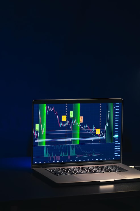 Gratis Foto handel op de beurs bedrijfsgrafiek handel in investeringen broker beursmarkt