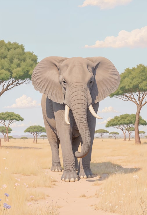 Gratis Foto kunstzinnige pastel dierportret illustratie