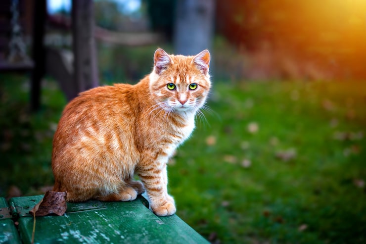 Gratis Foto readhead kat zit