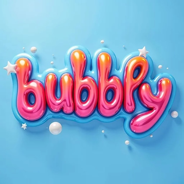 Bubbly typo
